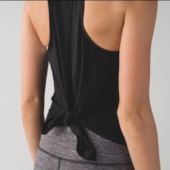 lululemon athletica Tops | Lululemon Two With One Singlet Tie Back Tank 6 | Poshmark